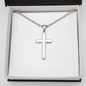 Personalized Stainless Steel Ball Chain Cross Necklace