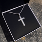 Personalized Stainless Steel Cross Necklace v2