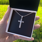 Personalized Stainless Steel Cross Necklace v2