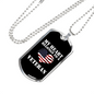 My Heart Belongs To A Veteran - Luxury Dog Tag Necklace
