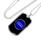 Zodiac Sign Aquarius v2 - Luxury Dog Tag Necklace