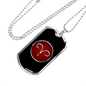 Zodiac Sign Aries v2 - Luxury Dog Tag Necklace