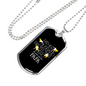 We Just Call Him Papa - Luxury Dog Tag Necklace