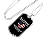 My Heart Belongs To An Afghanistan Veteran - Luxury Dog Tag Necklace