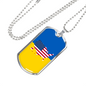 Ukrainian-American - Luxury Dog Tag Necklace