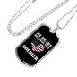 My Heart Belongs To A Soldier - Luxury Dog Tag Necklace