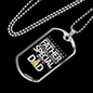 To Be A Dad - Luxury Dog Tag Necklace