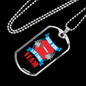 Dad Bod Lifting Team - Luxury Dog Tag Necklace