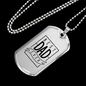 Best Dad Ever - Luxury Dog Tag Necklace