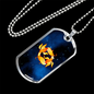 Zodiac Sign Pisces - Luxury Dog Tag Necklace