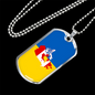 Ukrainian-Canadian - Luxury Dog Tag Necklace
