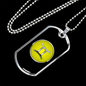 Zodiac Sign Gemini v2 - Luxury Dog Tag Necklace