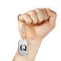 Initial Q v1a - Luxury Dog Tag Necklace