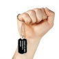 Coast Guard Veteran's Sister v3 - Luxury Dog Tag Necklace