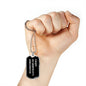 Coast Guardsman's Girlfriend v2 - Luxury Dog Tag Necklace