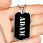 Adam v3 - Luxury Dog Tag Necklace