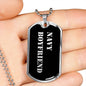 Navy Boyfriend v2 - Luxury Dog Tag Necklace