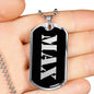 Max v3 - Luxury Dog Tag Necklace