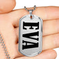 Eva v01 - Luxury Dog Tag Necklace