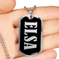 Elsa v02 - Luxury Dog Tag Necklace
