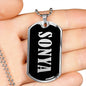 Sonya v01s - Luxury Dog Tag Necklace