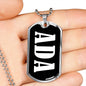 Ada v02 - Luxury Dog Tag Necklace