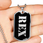 Rex v3 - Luxury Dog Tag Necklace