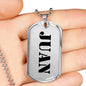 Juan - Luxury Dog Tag Necklace