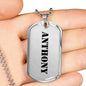 Anthony - Luxury Dog Tag Necklace