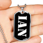 Ian v2 - Luxury Dog Tag Necklace