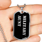 Military Aunt v2 - Luxury Dog Tag Necklace