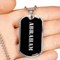 Abraham v3 - Luxury Dog Tag Necklace