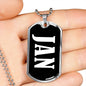 Jan v02 - Luxury Dog Tag Necklace