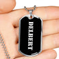 Delbert v2 - Luxury Dog Tag Necklace