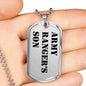 Army Ranger's Son - Luxury Dog Tag Necklace