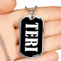 Teri v03 - Luxury Dog Tag Necklace