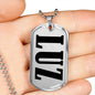 Luz v01 - Luxury Dog Tag Necklace