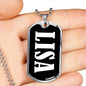 Lisa v02 - Luxury Dog Tag Necklace