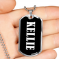 Kellie v03 - Luxury Dog Tag Necklace