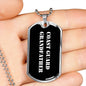 Coast Guard Grandfather v3 - Luxury Dog Tag Necklace