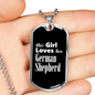 German Shepherd v2 - Luxury Dog Tag Necklace