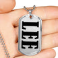 Lee v01 - Luxury Dog Tag Necklace