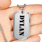 Dylan - Luxury Dog Tag Necklace