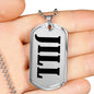 Jill v01 - Luxury Dog Tag Necklace
