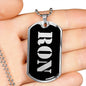 Ron v3 - Luxury Dog Tag Necklace