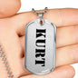 Kurt - Luxury Dog Tag Necklace