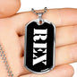 Rex v2 - Luxury Dog Tag Necklace