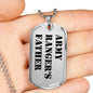 Army Ranger's Father - Luxury Dog Tag Necklace