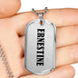 Ernestine v01 - Luxury Dog Tag Necklace