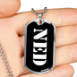 Ned v2 - Luxury Dog Tag Necklace